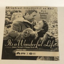 It’s A Wonderful Life Print Ad Vintage Jimmy Stewart Donna Reed TPA3 - £4.65 GBP