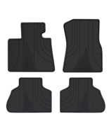 4pc Fits 2019-2022 BMW X5 X5M G05 All Weather Black Rubber Floor Mats Fr... - $1,515.88 MXN