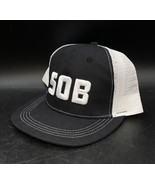 SOB Subaru Of Bend Oregon Snapback Mesh Trucker Hat Black White - $29.69