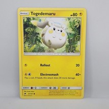 Pokemon Togedemaru 47/147 Burning Shadows Common Lightning TCG Card - $1.29