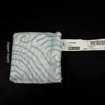 IKEA SKYNKE Shopping Bag Reusable Foldable Blue/White 17¾×14¼" - $8.49
