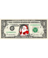Santa Claus #3 Christmas {Color} Dollar Bill - REAL Money! Stocking Stuf... - $161.59 MXN