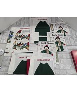 Lot of DIY Appliques Bears Holly Bears, Cardinals, Jack Snow Snowman Cra... - $29.99