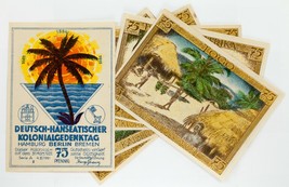 1921 Berlin Coin of Necessity 6pc &quot;German-Hanseatic Colonial Day&quot; Series... - $104.35