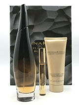 Donna Karan Liquid Cashmere Black 3.4 Oz Eau De Parfum Spray Gift Set - $199.95