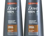 2 Dove 12 Oz Men Care 2 In 1 Formula Thick Strong Fortify Shampoo &amp; Cond... - £18.43 GBP