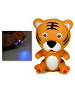 LED TIGER KEYCHAIN with Light and Sound Cute Animal Roaring Noise Key Ch... - £7.15 GBP