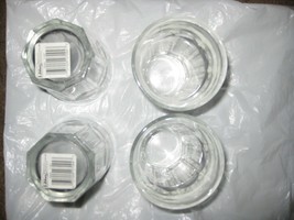 Glassware- New Set Of 4 Kitchen Dining Glasses - Clear Color 5" Tall - Pick Up - $50.99
