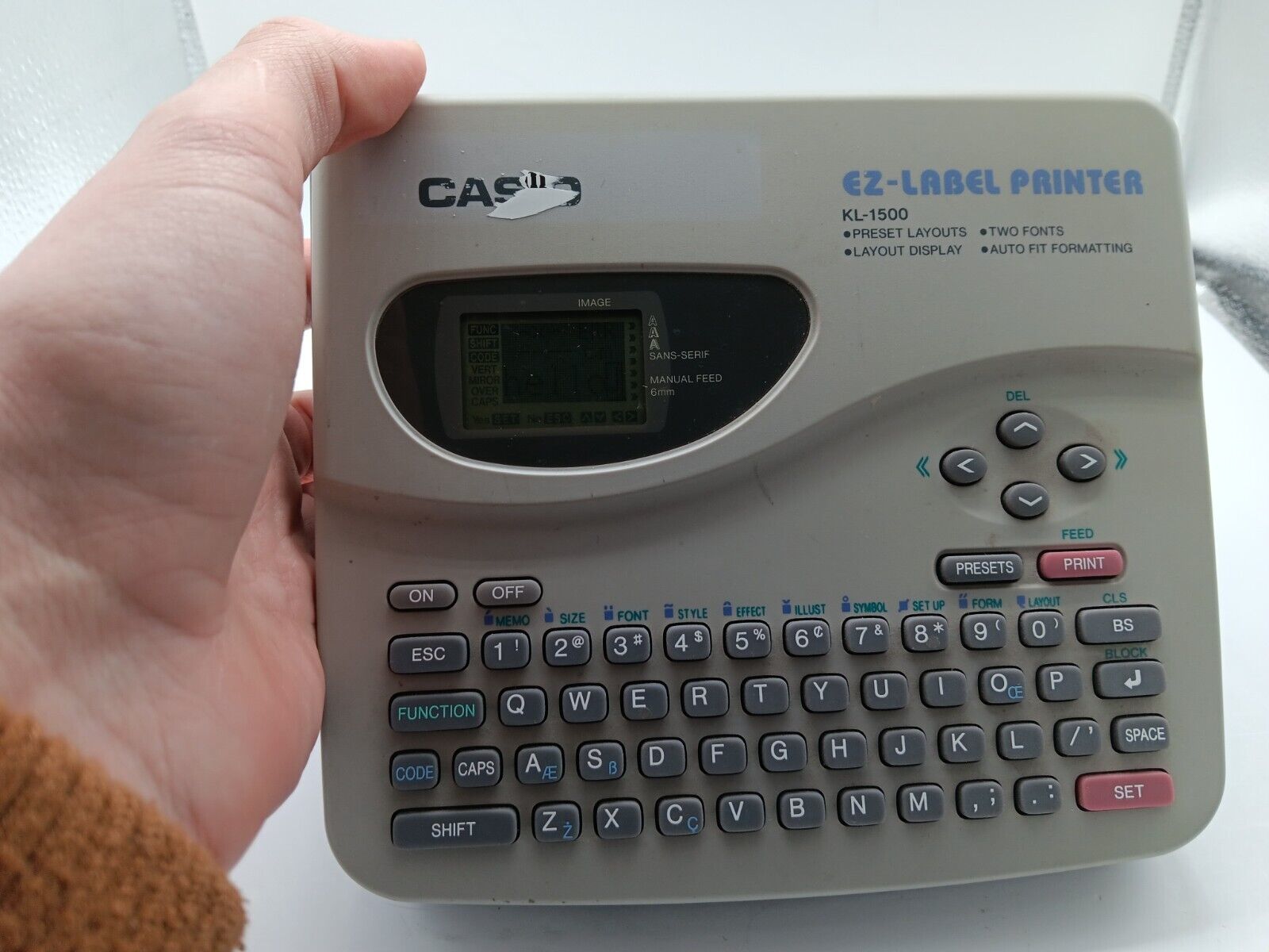 Primary image for Casio KL-1500 label printer