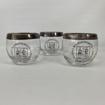 3 Rare Vtg Massachusetts Institute Of Technology MIT Glasses W/ Silver? ... - £29.38 GBP