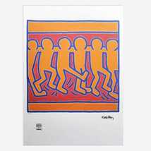 1990s Original Gorgeous Keith Haring Limited Edition Lithograph - £759.24 GBP