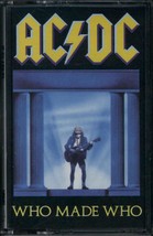 AC/DC - Who Made Who 1986 Uk Cassette Atlantic - Wx 57C Ost &quot;Maximum Overdrive&quot; - £19.98 GBP