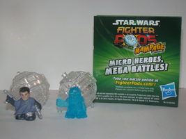 Star Wars - Fighter Pods - Rampage Battle Game - Jango Fett &amp; Halo Chewbacca - £8.97 GBP