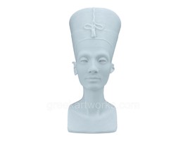 Nefertiti Queen Bust Head Ancient Egypt Wife of Pharaoh Statue Museum Copy - £84.33 GBP