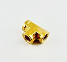 TEE FEMALE 1/4&quot; NPT PIPE THREAD PROPANE NATURAL GAS FITTING LPG - $11.08 CAD