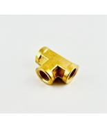 TEE FEMALE 1/4&quot; NPT PIPE THREAD PROPANE NATURAL GAS FITTING LPG - $11.10 CAD