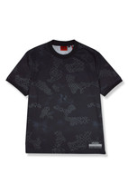 Hugo Boss Mens Black Relaxed Fit Snake Skin T-Shirt Tee Shirt, X-Large X... - £76.32 GBP