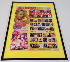 2001 Tower Records / Mariah Carey Framed 11x14 ORIGINAL Advertisement - $34.64