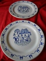 Magnificent Poppy Trail &quot;Provincial Blue&quot;Homestead Luncheon Plate 9&quot; &amp; 1 Free - £7.63 GBP