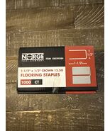Norge 1.5" X 1/2" Crown 15.5G Flooring Staples 1000CT - €22,17 EUR Norge 1.5" X 1/2" Crown 15.5G Flooring Staples 1000CT - €22,17 EUR