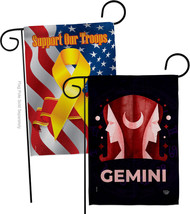 Gemini Garden Flags Pack Zodiac 13 X18.5 Double-Sided House Banner - $28.97
