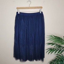 Stella McCartney Kids | Navy Blue Tulle Overlay Skirt, girls size 14 - £46.53 GBP