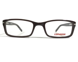 Converse K004 BROWN Kids Eyeglasses Frames Rectangular Full Rim 47-17-130 - £29.26 GBP