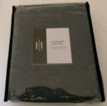 Luxury Hotel Carrera Shower Curtain 72&quot; x 72&quot; Teal Print Cotton Blend - $22.75