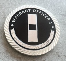 United States Army Warrant Officer 1 Challenge Coin W Special Army Velvet Case - £19.84 GBP