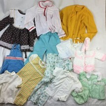 Vtg Estate Misc baby Kids Dress Pants Clothes lot of Sold As Is FLAWS - £31.64 GBP