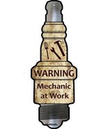 Mechanic At Work Novelty Metal Spark Plug Sign J-036 - €23,86 EUR