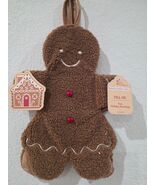 2pc Christmas Holiday Brown Gingerbread Stockings NEW - €37,96 EUR