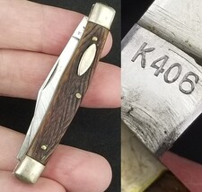vintage pocket knife Japan K406 stainless old double blade - €21,63 EUR vintage pocket knife Japan K406 stainless old double blade - €21,63 EUR
