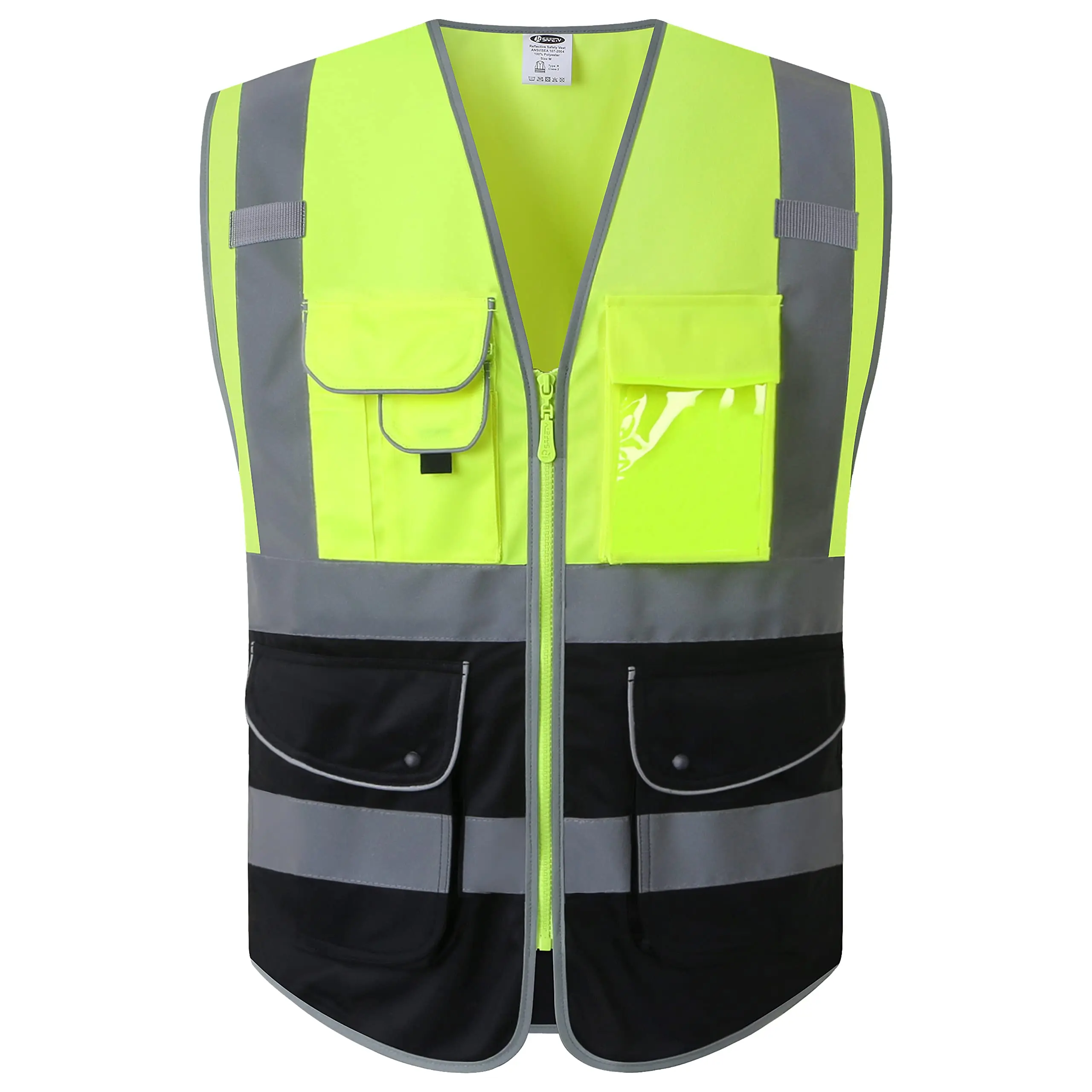 Custom Logo High Visibility Reflective Safety Vest Work Uniform Signal S... - $17.25+