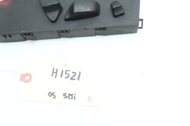 2004-2007 BMW E60 525i FRONT RIGHT PASSENGER SEAT ADJUSTMENT SWITCH H1521 image 8