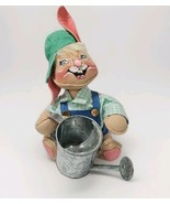 1999 Annalee 12&quot; Benny Bunny With Watering Can #067299 Clean - €20,56 EUR