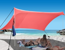 Simplerhike Beach Shade Windproof Design, Sun Shelter Upf50 Portable Family Tent - £71.94 GBP