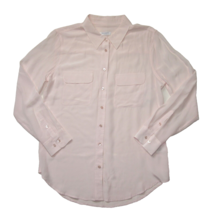 NWT Equipment Slim Signature in Lilac Snow Washed Silk Button Down Shirt... - $108.90