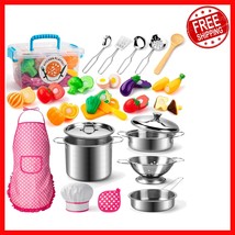 High-Quality 26PCS Kitchen Accessory Set for Toddler Role Play - Safe &amp; ... - $750.59 MXN