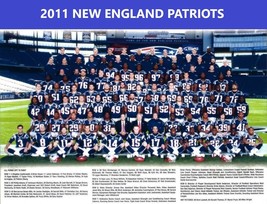 2011 NEW ENGLAND PATRIOTS 8X10 TEAM PHOTO FOOTBALL PICTURE NFL - £3.94 GBP