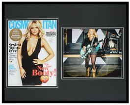 Miranda Lambert Framed 16x20 Cosmopolitan Cover &amp; Photo Display - £62.57 GBP