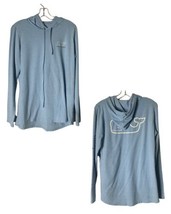 Vineyard Vines Women&#39;s Hoodie T Shirt Blue White Long Sleeve Edgartown S... - £10.89 GBP