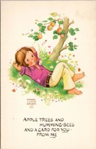 Artist Mabel Lucie Attwell Apple Trees and Humming Bees Postcard W8 - £15.67 GBP