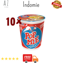 10PCs Instant Pop Mie Chicken Flavour Cup Noodles Indomie 60 g اندومي كاسات - £35.85 GBP