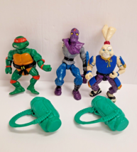 TMNT Teenage Mutant Ninja Turtles Vtg Action Figure Lot Figures etc FOR PARTS - £27.05 GBP