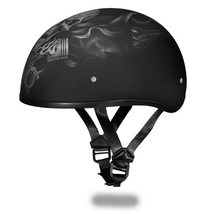 New Daytona Helmets Skull Cap-W/ Pistons Skull Dot Motorcycle Helmet - $91.76