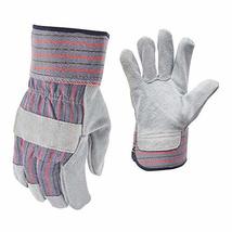 Firm Grip Leather-Palm Large Gloves (3-Pairs) - $24.70