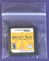 Brain age:Train Your Brain in Minutes a Day! Nintendo DS Game Card Only No  Box - £5.00 GBP