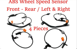 4 Pieces ABS Wheel Speed Sensor Front-Rear Left &amp; Right Fits: Acura TL 2004-2008 - £33.97 GBP