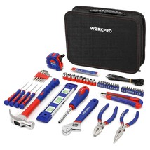 WORKPRO Home Tool Kit, 100 Piece Kitchen Drawer Household Hand Tool Set with Eas - £50.35 GBP